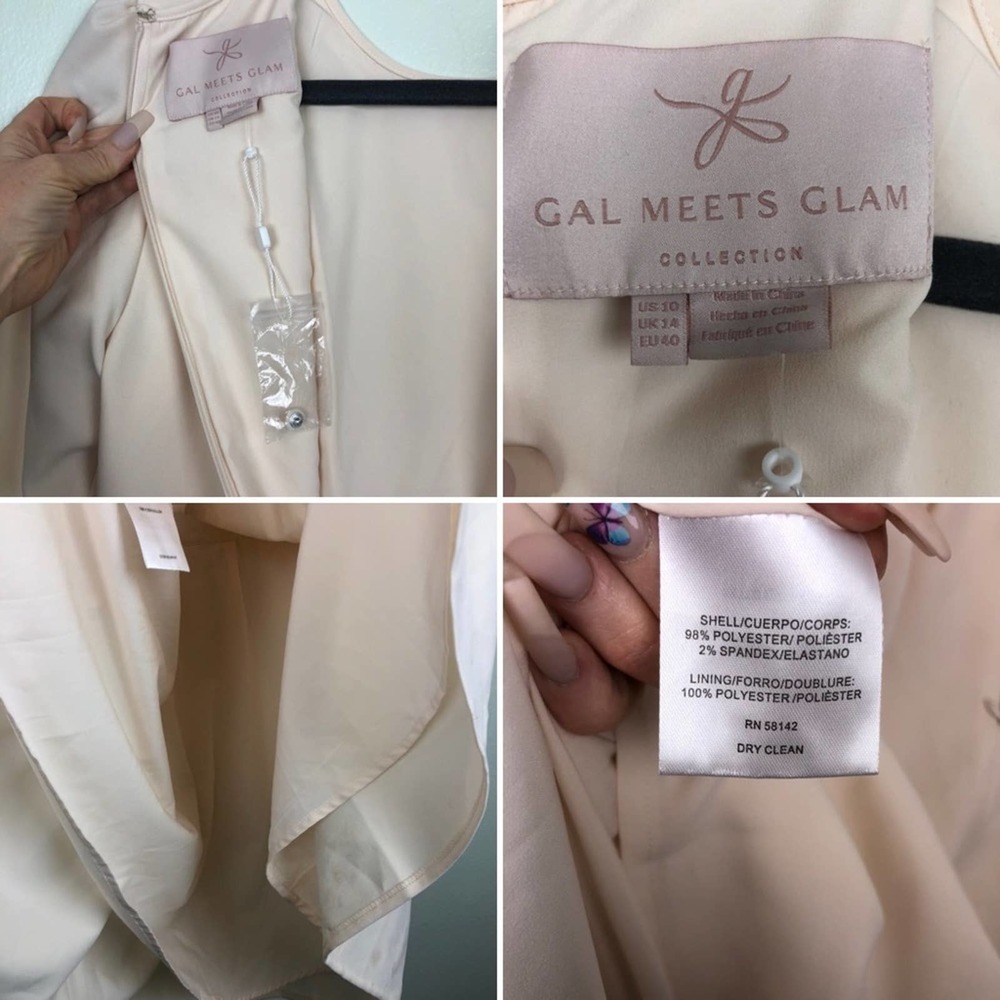 Gal Meets Glam 10 Hayley Ruffle Long Sleeve Dress - Picture 15 of 16